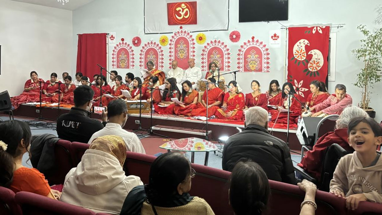 কানাডায় সনাতন ধর্মাবলম্বীদের মহালয়া উদযাপন